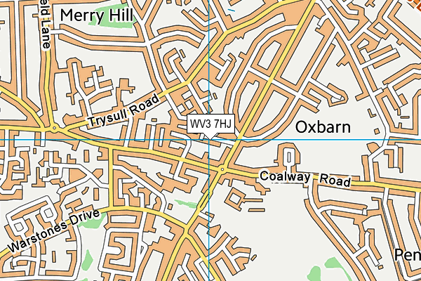 WV3 7HJ map - OS VectorMap District (Ordnance Survey) WV3 7HJ map - OS VectorMap District (Ordnance Survey)