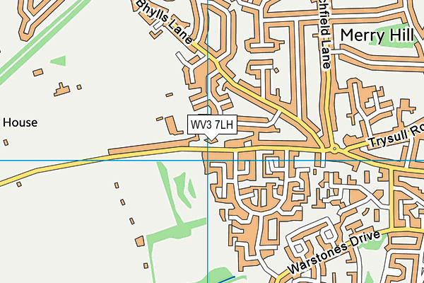 WV3 7LH map - OS VectorMap District (Ordnance Survey) WV3 7LH map - OS VectorMap District (Ordnance Survey)