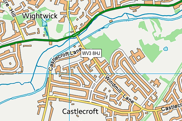 WV3 8HJ map - OS VectorMap District (Ordnance Survey) WV3 8HJ map - OS VectorMap District (Ordnance Survey)