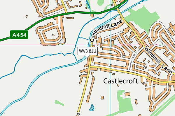 WV3 8JU map - OS VectorMap District (Ordnance Survey) WV3 8JU map - OS VectorMap District (Ordnance Survey)