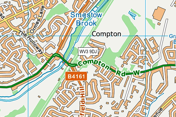 WV3 9DJ map - OS VectorMap District (Ordnance Survey) WV3 9DJ map - OS VectorMap District (Ordnance Survey)