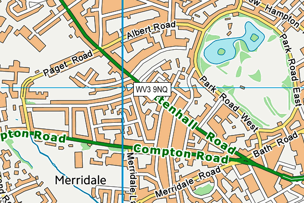 WV3 9NQ map - OS VectorMap District (Ordnance Survey) WV3 9NQ map - OS VectorMap District (Ordnance Survey)
