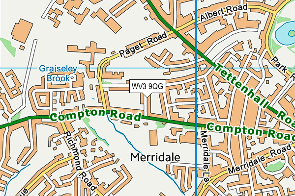 WV3 9QG map - OS VectorMap District (Ordnance Survey) WV3 9QG map - OS VectorMap District (Ordnance Survey)