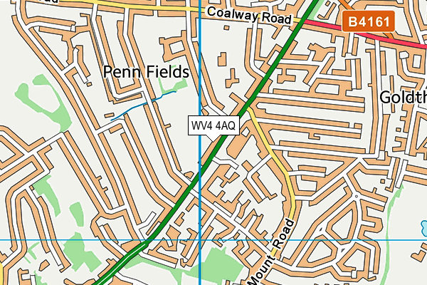 WV4 4AQ map - OS VectorMap District (Ordnance Survey) WV4 4AQ map - OS VectorMap District (Ordnance Survey)