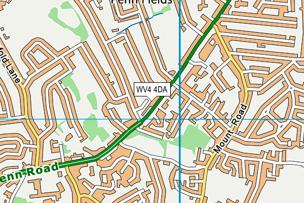 WV4 4DA map - OS VectorMap District (Ordnance Survey) WV4 4DA map - OS VectorMap District (Ordnance Survey)