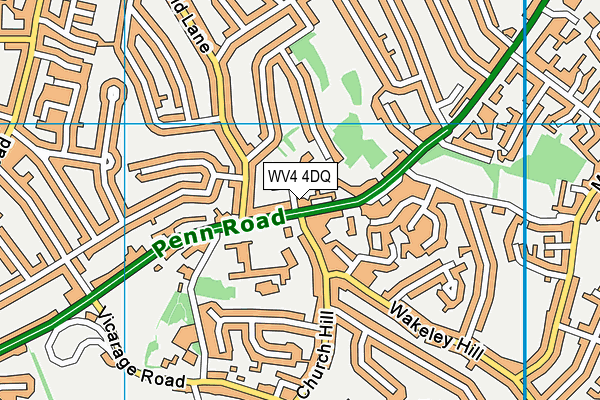 WV4 4DQ map - OS VectorMap District (Ordnance Survey) WV4 4DQ map - OS VectorMap District (Ordnance Survey)