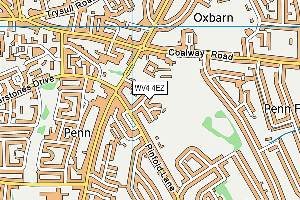 WV4 4EZ map - OS VectorMap District (Ordnance Survey) WV4 4EZ map - OS VectorMap District (Ordnance Survey)
