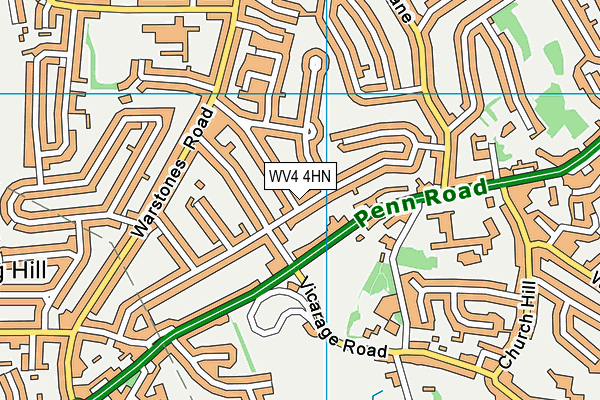 WV4 4HN map - OS VectorMap District (Ordnance Survey) WV4 4HN map - OS VectorMap District (Ordnance Survey)