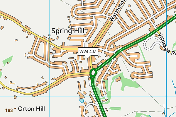WV4 4JZ map - OS VectorMap District (Ordnance Survey) WV4 4JZ map - OS VectorMap District (Ordnance Survey)