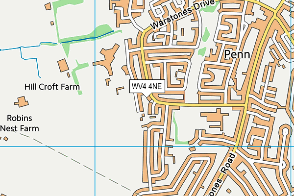 WV4 4NE map - OS VectorMap District (Ordnance Survey) WV4 4NE map - OS VectorMap District (Ordnance Survey)