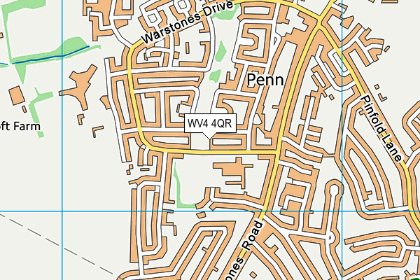 WV4 4QR map - OS VectorMap District (Ordnance Survey) WV4 4QR map - OS VectorMap District (Ordnance Survey)