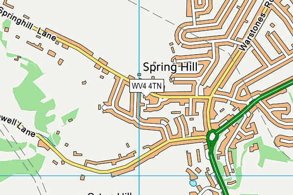 WV4 4TN map - OS VectorMap District (Ordnance Survey) WV4 4TN map - OS VectorMap District (Ordnance Survey)