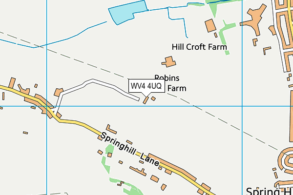 WV4 4UQ map - OS VectorMap District (Ordnance Survey) WV4 4UQ map - OS VectorMap District (Ordnance Survey)