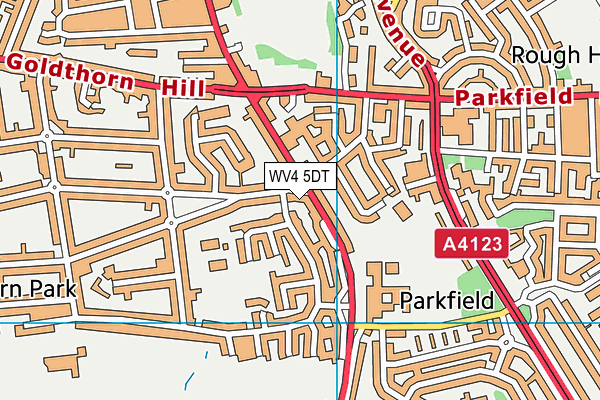 WV4 5DT map - OS VectorMap District (Ordnance Survey) WV4 5DT map - OS VectorMap District (Ordnance Survey)