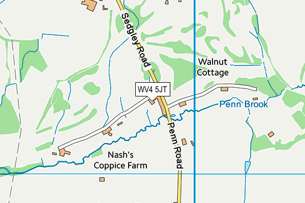 WV4 5JT map - OS VectorMap District (Ordnance Survey) WV4 5JT map - OS VectorMap District (Ordnance Survey)