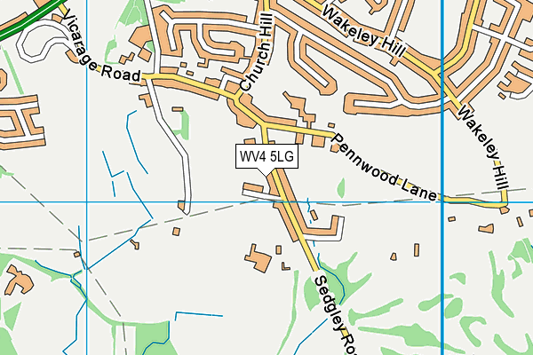 WV4 5LG map - OS VectorMap District (Ordnance Survey) WV4 5LG map - OS VectorMap District (Ordnance Survey)