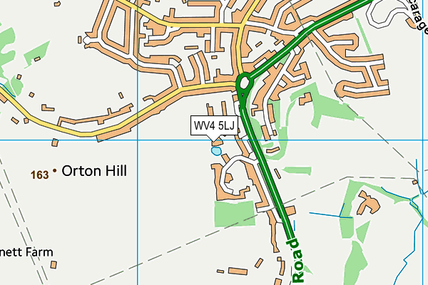 WV4 5LJ map - OS VectorMap District (Ordnance Survey)