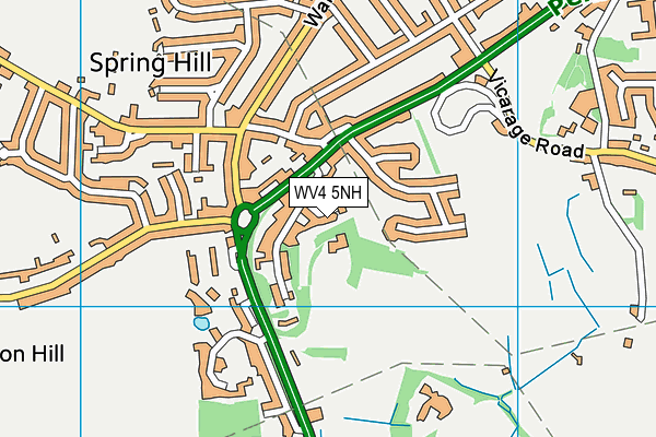 WV4 5NH map - OS VectorMap District (Ordnance Survey) WV4 5NH map - OS VectorMap District (Ordnance Survey)