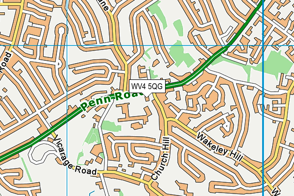 WV4 5QG map - OS VectorMap District (Ordnance Survey) WV4 5QG map - OS VectorMap District (Ordnance Survey)