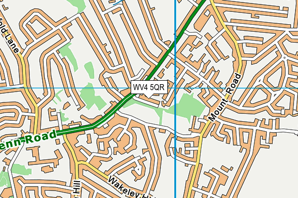 WV4 5QR map - OS VectorMap District (Ordnance Survey) WV4 5QR map - OS VectorMap District (Ordnance Survey)