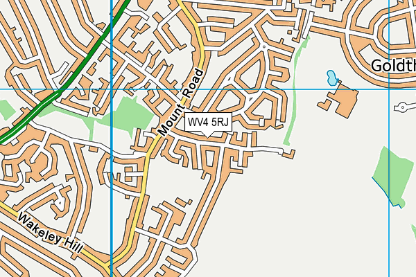WV4 5RJ map - OS VectorMap District (Ordnance Survey) WV4 5RJ map - OS VectorMap District (Ordnance Survey)