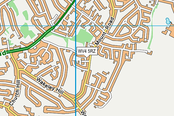 WV4 5RZ map - OS VectorMap District (Ordnance Survey) WV4 5RZ map - OS VectorMap District (Ordnance Survey)