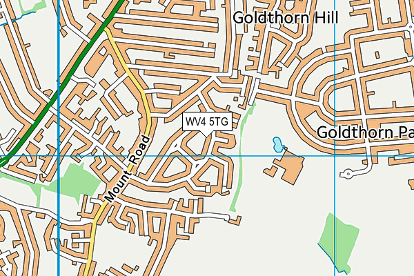 WV4 5TG map - OS VectorMap District (Ordnance Survey) WV4 5TG map - OS VectorMap District (Ordnance Survey)