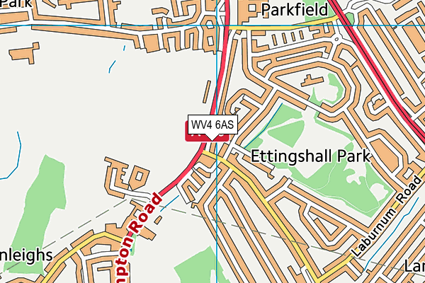 WV4 6AS map - OS VectorMap District (Ordnance Survey) WV4 6AS map - OS VectorMap District (Ordnance Survey)
