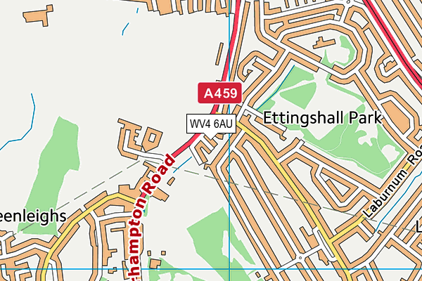 WV4 6AU map - OS VectorMap District (Ordnance Survey) WV4 6AU map - OS VectorMap District (Ordnance Survey)