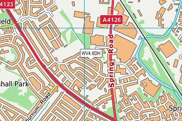 WV4 6DH map - OS VectorMap District (Ordnance Survey) WV4 6DH map - OS VectorMap District (Ordnance Survey)