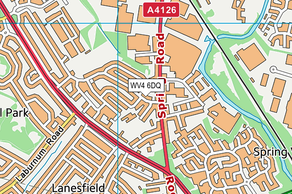 WV4 6DQ map - OS VectorMap District (Ordnance Survey) WV4 6DQ map - OS VectorMap District (Ordnance Survey)