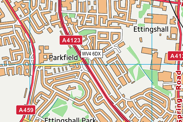 WV4 6DX map - OS VectorMap District (Ordnance Survey) WV4 6DX map - OS VectorMap District (Ordnance Survey)