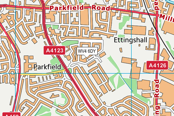 WV4 6DY map - OS VectorMap District (Ordnance Survey) WV4 6DY map - OS VectorMap District (Ordnance Survey)