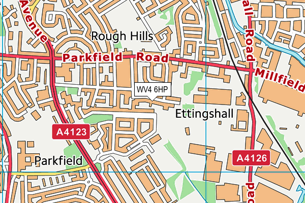 WV4 6HP map - OS VectorMap District (Ordnance Survey) WV4 6HP map - OS VectorMap District (Ordnance Survey)