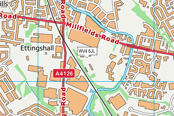 WV4 6JL map - OS VectorMap District (Ordnance Survey) WV4 6JL map - OS VectorMap District (Ordnance Survey)