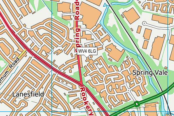WV4 6LG map - OS VectorMap District (Ordnance Survey) WV4 6LG map - OS VectorMap District (Ordnance Survey)