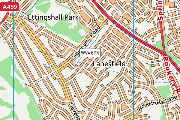 WV4 6PN map - OS VectorMap District (Ordnance Survey) WV4 6PN map - OS VectorMap District (Ordnance Survey)