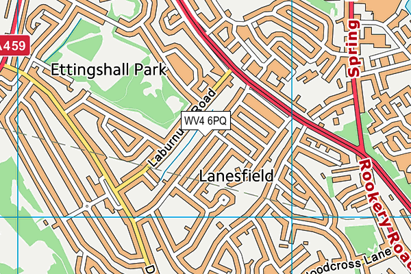 WV4 6PQ map - OS VectorMap District (Ordnance Survey) WV4 6PQ map - OS VectorMap District (Ordnance Survey)
