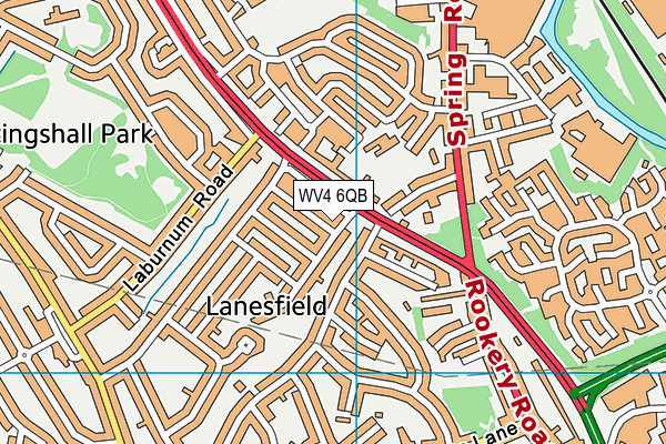 WV4 6QB map - OS VectorMap District (Ordnance Survey) WV4 6QB map - OS VectorMap District (Ordnance Survey)