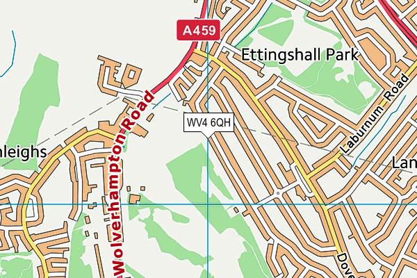 WV4 6QH map - OS VectorMap District (Ordnance Survey) WV4 6QH map - OS VectorMap District (Ordnance Survey)