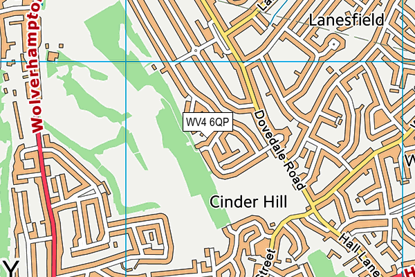 WV4 6QP map - OS VectorMap District (Ordnance Survey) WV4 6QP map - OS VectorMap District (Ordnance Survey)