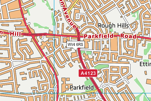 WV4 6RS map - OS VectorMap District (Ordnance Survey) WV4 6RS map - OS VectorMap District (Ordnance Survey)
