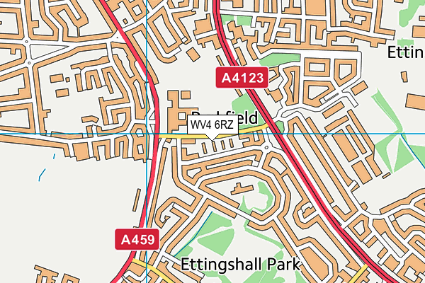 WV4 6RZ map - OS VectorMap District (Ordnance Survey) WV4 6RZ map - OS VectorMap District (Ordnance Survey)