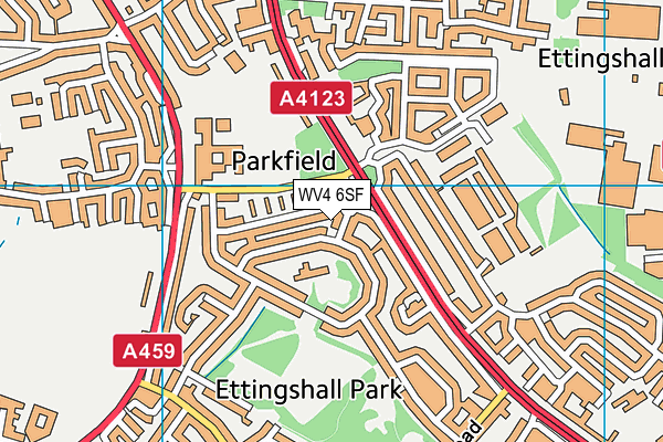 WV4 6SF map - OS VectorMap District (Ordnance Survey) WV4 6SF map - OS VectorMap District (Ordnance Survey)