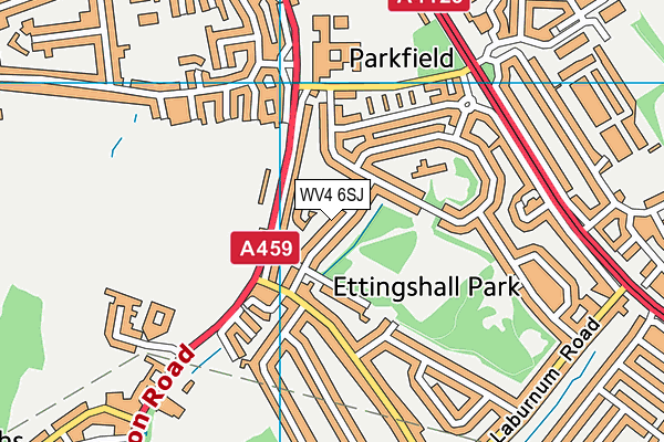 WV4 6SJ map - OS VectorMap District (Ordnance Survey) WV4 6SJ map - OS VectorMap District (Ordnance Survey)
