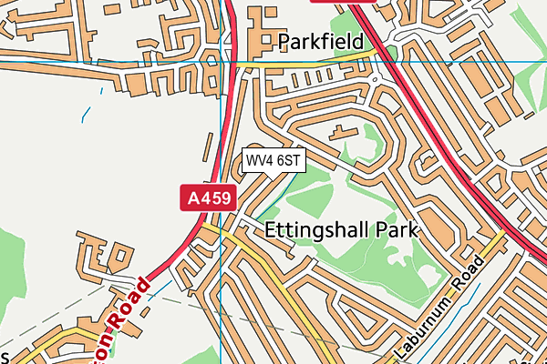 WV4 6ST map - OS VectorMap District (Ordnance Survey) WV4 6ST map - OS VectorMap District (Ordnance Survey)