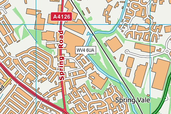 WV4 6UA map - OS VectorMap District (Ordnance Survey) WV4 6UA map - OS VectorMap District (Ordnance Survey)