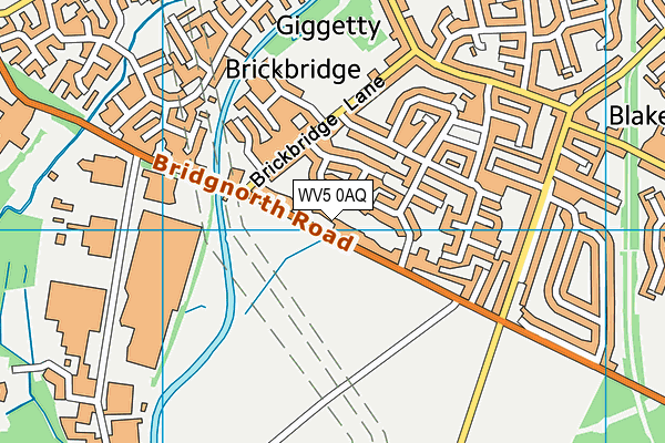WV5 0AQ map - OS VectorMap District (Ordnance Survey)