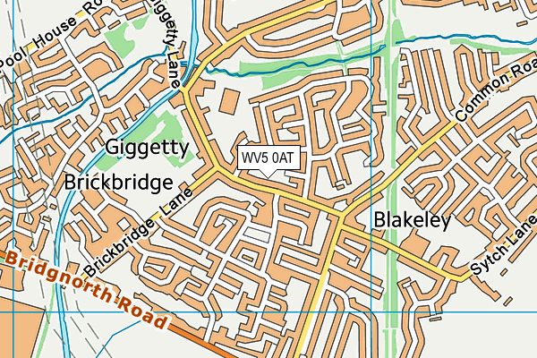 WV5 0AT map - OS VectorMap District (Ordnance Survey) WV5 0AT map - OS VectorMap District (Ordnance Survey)
