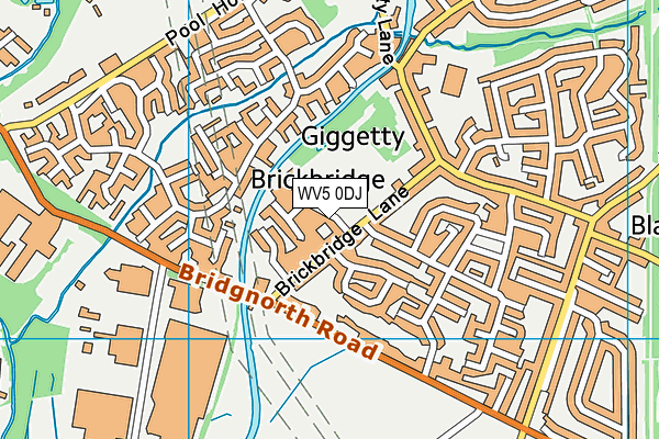WV5 0DJ map - OS VectorMap District (Ordnance Survey) WV5 0DJ map - OS VectorMap District (Ordnance Survey)